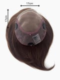 Volumateur Duo Topper Bob Gisela Mayer 17x17 cm, dezentes Monofilament, Mischung aus Remy Hair und thermobeständiger Faser