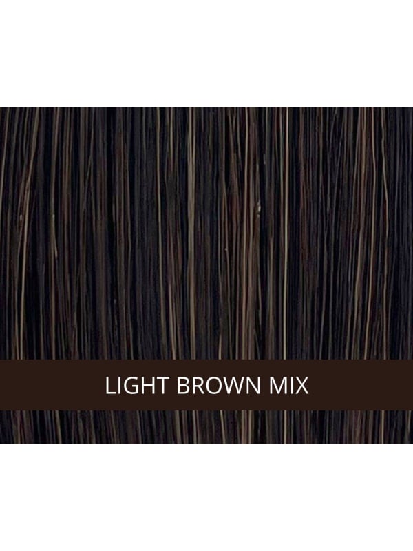 Volumateur Remy Mono Topper Gisela Mayer aus natürlichem Remy Hair 40 cm, Clip-Befestigung, dezenter Dichte-Effekt, frisierbar b