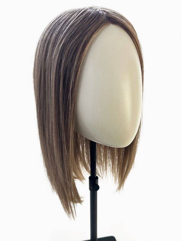 Volumateur Remy Topper Extra Gisela Mayer: Topper 15x17 cm, natürliches Remy-Haar 40 cm, PU-Basis, sehr natürlicher Volumeneffek