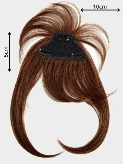 Entdecken Sie Pony 166 Long Echthaar, natürlicher Clip-Pony 10x5 cm (15-30 cm)