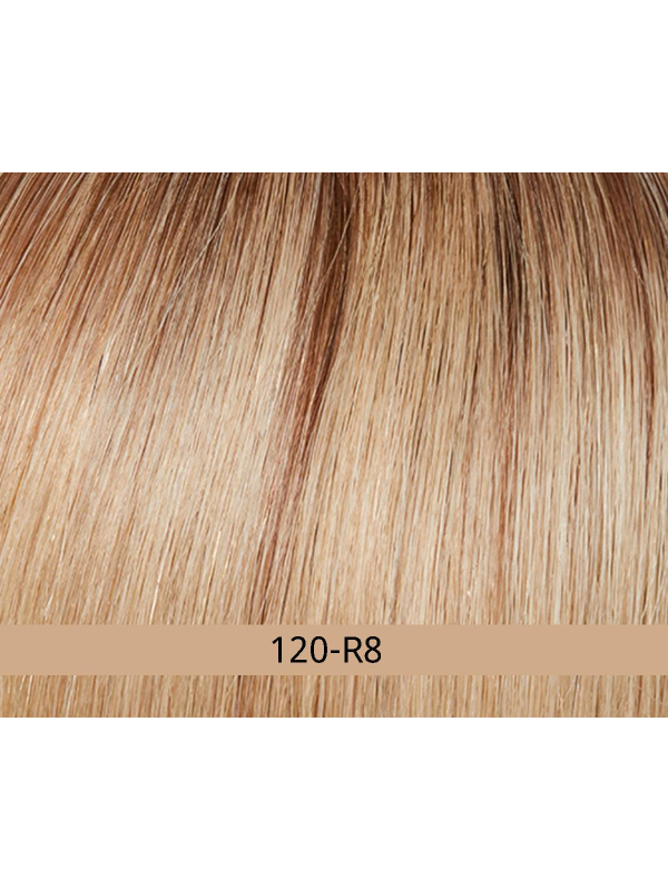 Volumateur Remy Filler Light Long aus Echthaar 100% Remy Hair, transparente Monofilament-Basis 15,5x15 cm, Anti-Rutsch-Halt
