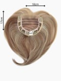 Volumateur Nature Top Glam Gisela Mayer: Topper 17x18 cm, Monofilament, hitzebeständige Kunstfaser, 4 Clips, Pony.