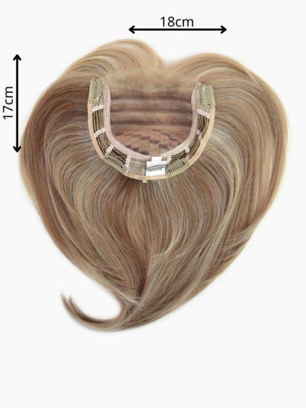 Nature Top Glam – Haarvolumen-Aufsatz 17x18 cm aus Monofilament, 4 Clips
