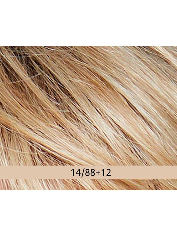 Haaraufsatz Top Filler Ultra Long Lace 40 cm zum Anklipsen, dezenter Filmtüll, lange Pony, Basis 19x20 cm