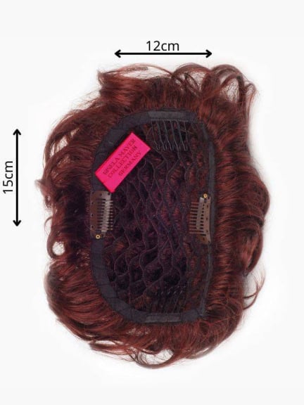 Style 159 — Haarverdichtung aus Kunstfaser 15x12 cm zum Clipsen, 4 Clips