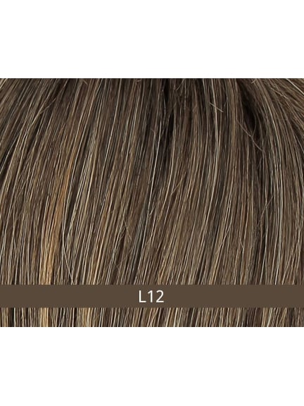 Light Cover Piece 7×13 cm — Volumizer synthetisch 30 cm, 4 Clips, PU-Rand