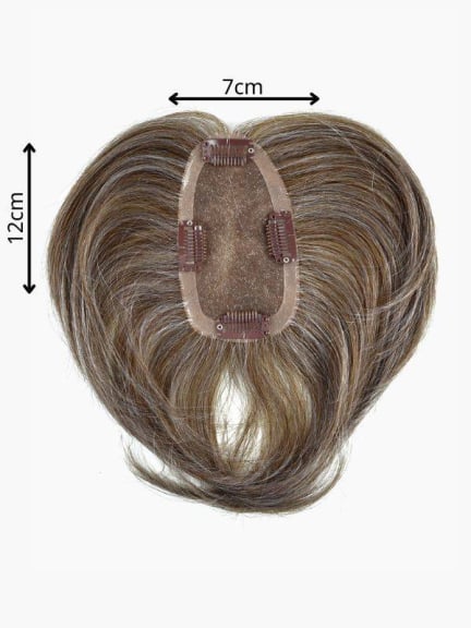 New Part Piece Mono HH — Haarverdichter 100% Remy Hair, Naturhaar 7x12 cm