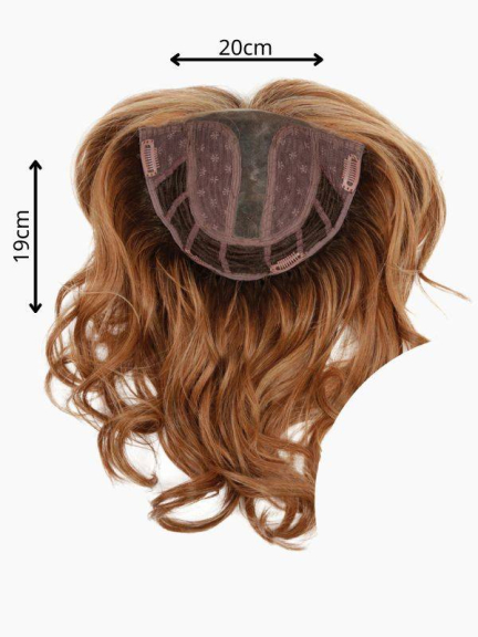 Entscheiden Sie sich für Nature Wave: mittellanges Haarteil, natürliche Locken, Montur 20×19 cm