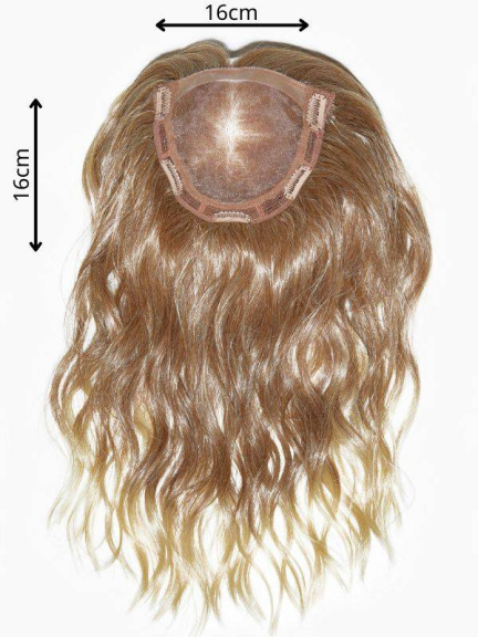 Top Curly Long HH — Haarteilverdichter 70% Remy Hair, Vorhangpony, 45 cm