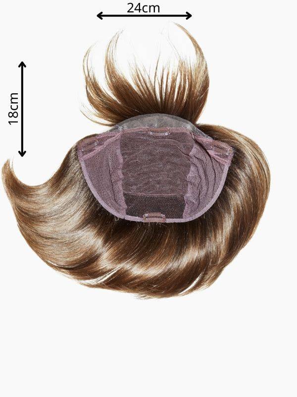 Volumateur Top Comfort Page Gisela Mayer: gerader Bob mit Pony, Monofilament und Befestigung mit 4 Clips, dezentes natürliches V