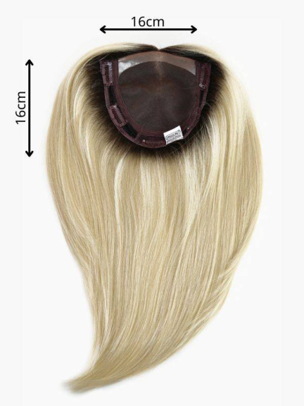 Nature Top Long – Volumizer 16x16 cm, Monofilament, 4 Clips, hitzebeständige Fasern