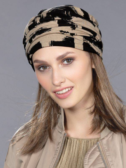 Turban Goga Ellen Wille – elegantes Volumen und stilvolle Muster, ideal zum Kaschieren von Alopezie