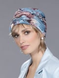 Chemo-Turban Meral Ellen Wille, leicht anzuziehende Mütze mit femininen Mustern, ideal während der Chemo- oder Strahlentherapie,