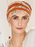 Turban Hindi Bambou Christine Headwear aus Bambus-Viskose Caretech®, elegante und komfortable Mütze für Alopezie oder Chemothera