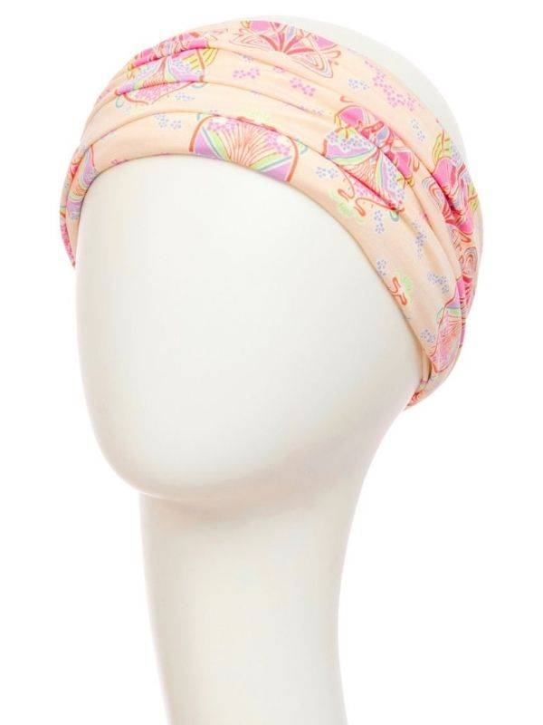 Turban Duo Karma Bambou Christine Headwear aus Bambus-Viskose, abnehmbares Stirnband, natürlicher und dezenter Stil