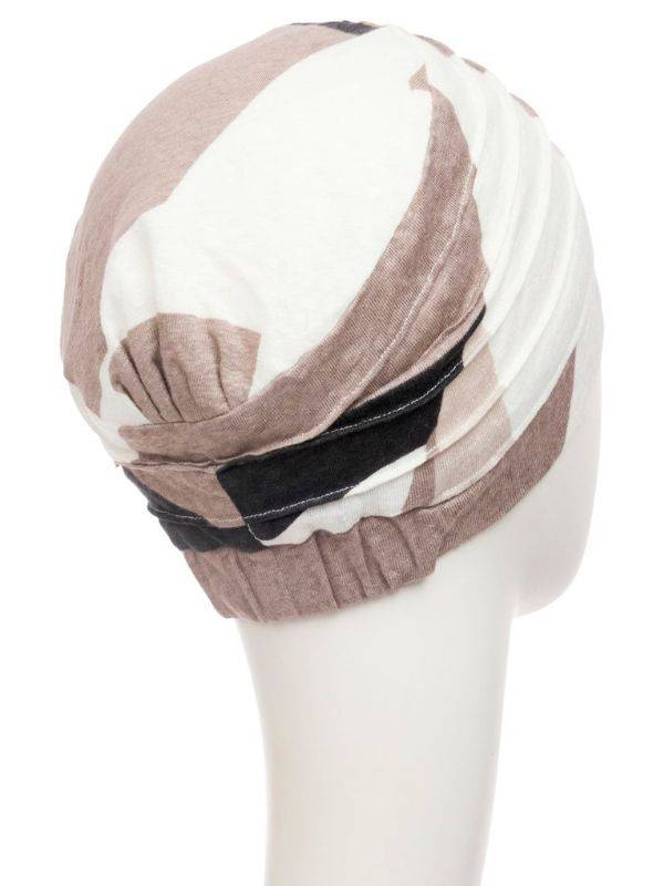 Turban-Mütze Zen Lin Christine Headwear aus Naturleinen, leicht und atmungsaktiv, ideal bei Alopezie oder medizinischen Behandlu