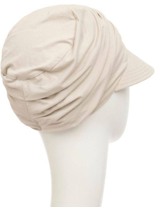 Casquette Solana Christine Headwear aus Bambus Caretech®, breiter Schirm, UV-Schutz UPF50+, Komfort für empfindliche Kopfhaut.