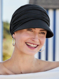 Casquette Solana Christine Headwear aus Bambus Caretech®, breiter Schirm, UV-Schutz UPF50+, Komfort für empfindliche Kopfhaut.