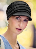 Drapierte Bambus-Kappe UPF50+ Christine Headwear aus Bambus-Viskose Caretech®, weich und atmungsaktiv, ideal für empfindliche Ko