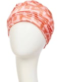 Turban-Mütze Boho Christine Headwear: Falteneffekt, Polyesterschleier und Bambus-Viskose-Futter, leicht und bequem.
