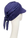 Mütze Briana Cap aus Bambus UPF 50+ Christine Headwear, breite Krempe und Knotenbänder für empfindliche Kopfhaut