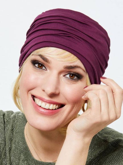 Turban Ella Gisela Mayer aus Bambus: weiches, atmungsaktives und dezentes medizinisches Kopfbedeckung für Chemotherapie, Alopezi
