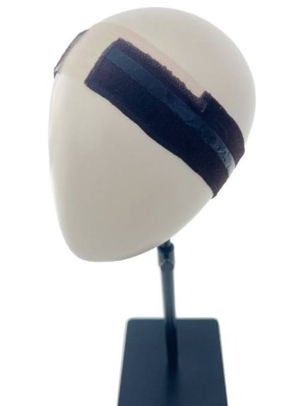 Anti-Rutsch-Stirnband aus Silikon von Gisela Mayer, verstellbar mit Klettverschluss, in 2 Farben erhältlich