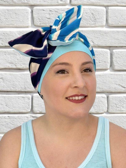 Haarband Aline - buntes Acryl-Haarband zum Binden, ideal für Turban