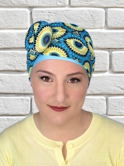 Haarband Rosalie MM Paris - leichtes Acryl, große Schleife und trendiger Druck
