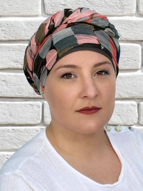 Hippie-Tuch MM Paris aus Viskose, lebhafte Farben und Muster, leicht und einfach zu knoten, um Ihre Looks zu verschönern