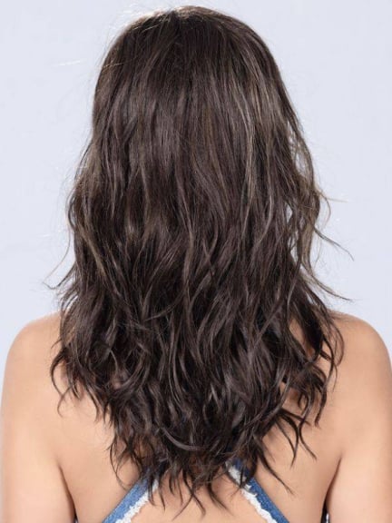 Arrow Mono Part lange seidige Locken mit unsichtbarem Rand