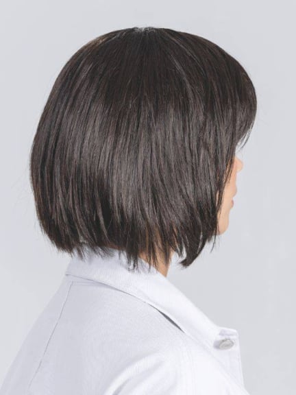 Change Perücke langer Bob mit geradem Pony in natürlicher Farbe