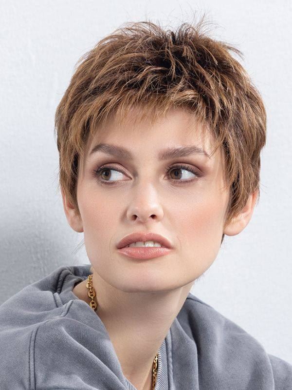 Perücke Chat Ellen Wille Perucci, kurz, mit unsichtbarer Frontbordüre und atmungsaktiven Cool Pads, natürlicher und komfortabler
