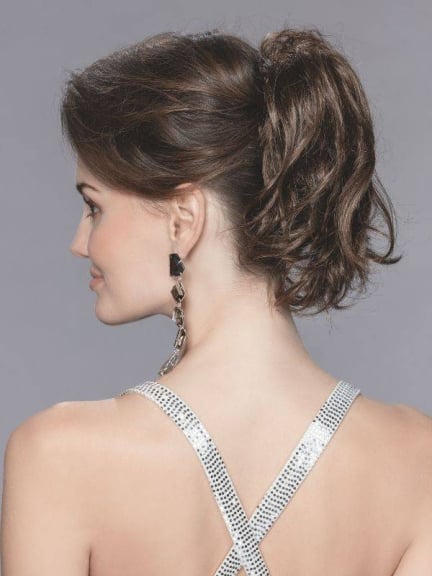 Ponytail Frappe 20 cm lockig rooted mix mit Klemme