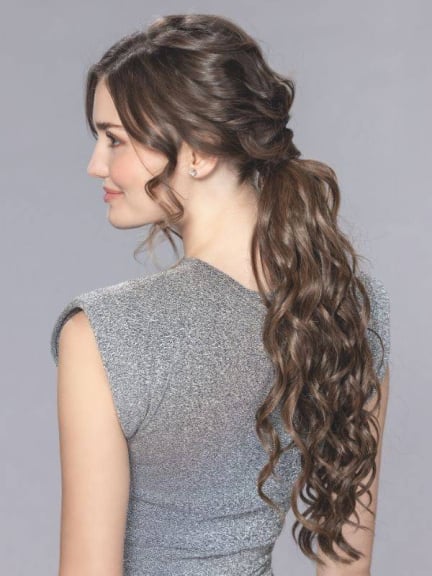 Hugo wavy Pferdeschwanz 38-50 cm - einfacher Clip, natürlicher Look
