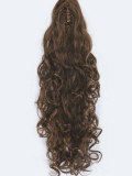 Gelockte Haarverlängerung Sangria Ellen Wille als Pferdeschwanz, Klemmenbefestigung, Länge 35–60 cm, glamouröser Natureffekt