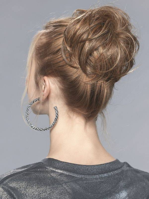 Haarknoten-Haarteil Cassis Ellen Wille: Basis 13 cm, Haare 10–12 cm, hitzebeständige thermo-synthetische Faser
