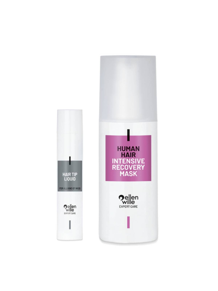 Entdecken Sie das Pflegeset für Echthaar: Regenerierende Maske 200 ml + Spliss-Schutz