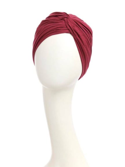 Bonnet Joyo Bambou von Christine Headwear, klassischer Bambus-Turban mit Twist, Einheitsgröße, schlichte und elegante Farbtöne.