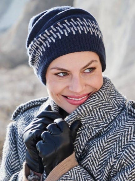 Mütze aus Wolle und Kaschmir — Christine Headwear: weich, warm und kopfhautschonend