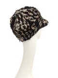 Boho Spirit Kappe Herbst/Winter, breiter Schirm und Baumwollfutter, Boho-Stil