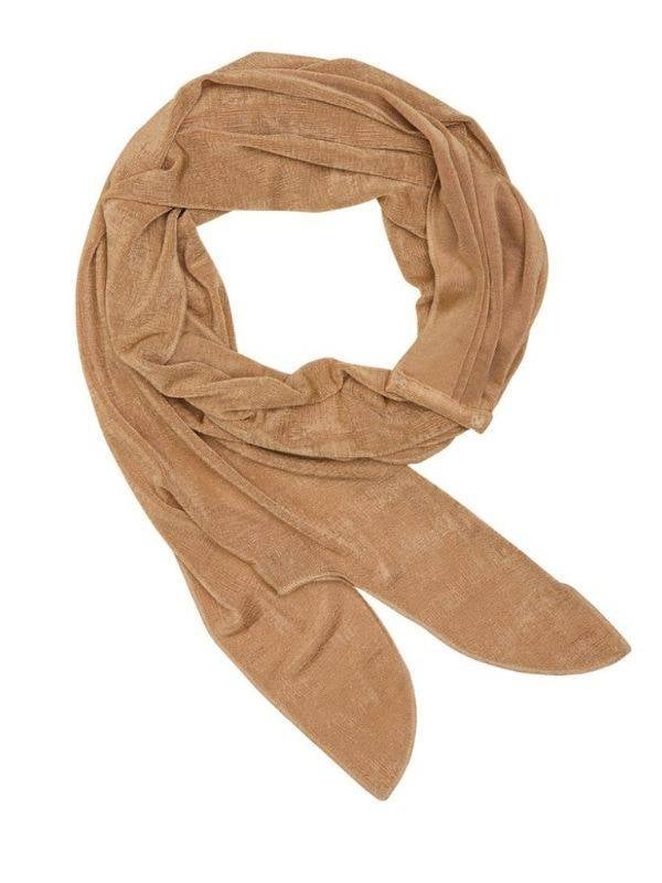 Boho Christine Headwear Tuch, befestigt an der Boho Mütze/Turban: leichtes Accessoire mit Druckknöpfen, ideal bei Alopezie.