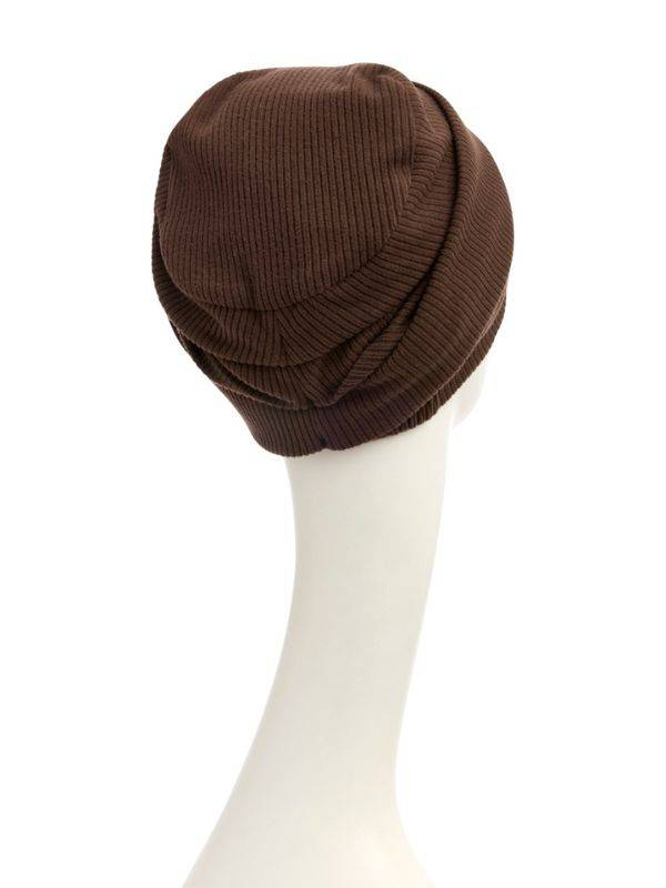 Chemo-Mütze Viva Christine Headwear aus Baumwolle, weiche Bambus-Viskose-Innenfütterung, abnehmbares Stirnband in Drapé-Optik fü