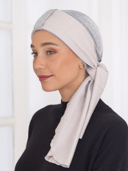 Turban Mirabeau aus Viskose, Elasthan und Baumwolle – einfach zu binden