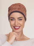 Turban Odéon NJ Création: elegante Mütze mit Rafffalten für mehr Volumen, weich und bequem im Alltag