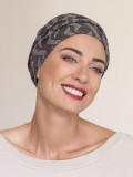 Turban Odéon NJ Création: elegante Mütze mit Rafffalten für mehr Volumen, weich und bequem im Alltag