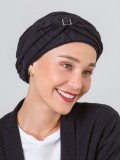 Turban Champs Elysées NJ Création mit verstellbarer Metallschnalle und eleganten Mustern – bequeme Mütze für einen schicken Look