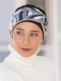 Chemo-Turban Madeleine NJ Création mit abnehmbarem Stirnband, komfortabel, natürliches und dezentes Aussehen, in mehreren Farben