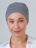 Turban Passy NJ Création: leichter Turban aus Bambus, Viskose und Bio-Baumwolle, Falten für Volumeneffekt, komfortabel und schwe