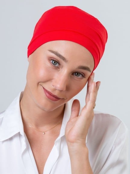 Turban Douceur aus Baumwolle, leicht und dehnbar — in verschiedenen Farben erhältlich